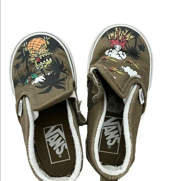 Vans toddler volcano dinosaur shoe 6.5 - Picture 1 of 3
